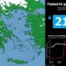 Η έκταση της χιονοκάλυψης στην Ελλάδα - 22 Ιανουαρίου 2024