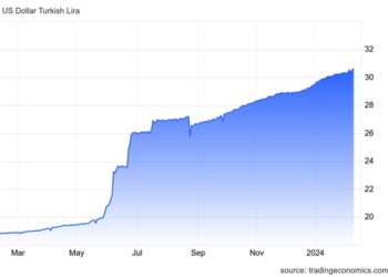Νέο ιστορικό χαμηλό της τουρκικής λίρας απέναντι στο δολάριο