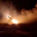 In this photo taken from video released by Russian Defense Ministry Press Service on Sunday, Oct. 6, 2024, a Russian Army "Grad" self-propelled 122 mm multiple rocket launcher fires rockets toward Ukrainian position at an undisclosed location. (Russian Defense Ministry Press Service photo via AP)