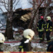 Emergency services at the DHL cargo plane crash site near Vilnius International Airport on Nov. 25. Photographer: Petras Malukas/AFP/Getty Images