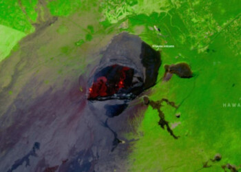 A new eruption of the Kilauea volcano in Hawaii
Location: Hawaii
Credit: European Union, Copernicus Sentinel-2 imagery